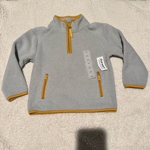 Old Navy Kids Fleece Pullover with Mustard Accents